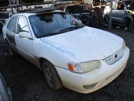 2002 TOYOTA COROLLA CE WHITE 1.8L AT Z16522